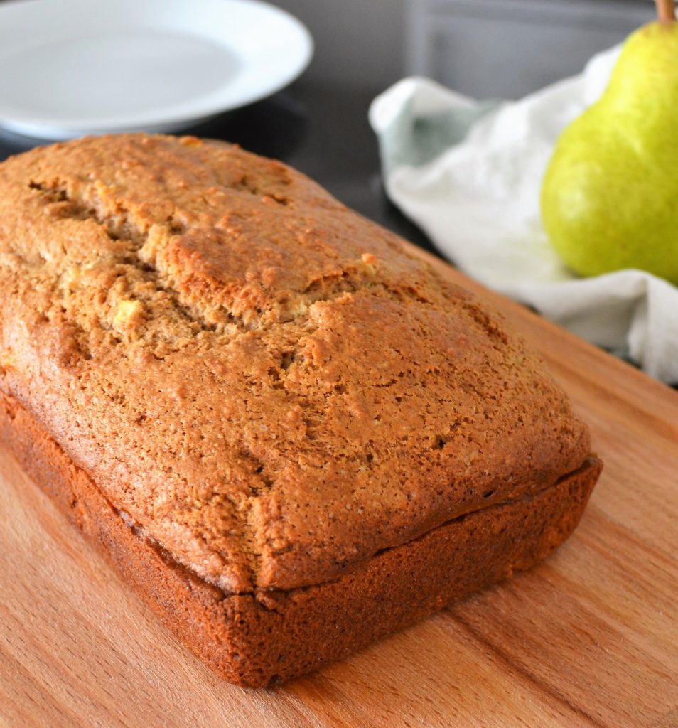 Healthy Organic Pear Bread Recipe - The Sum of Yum