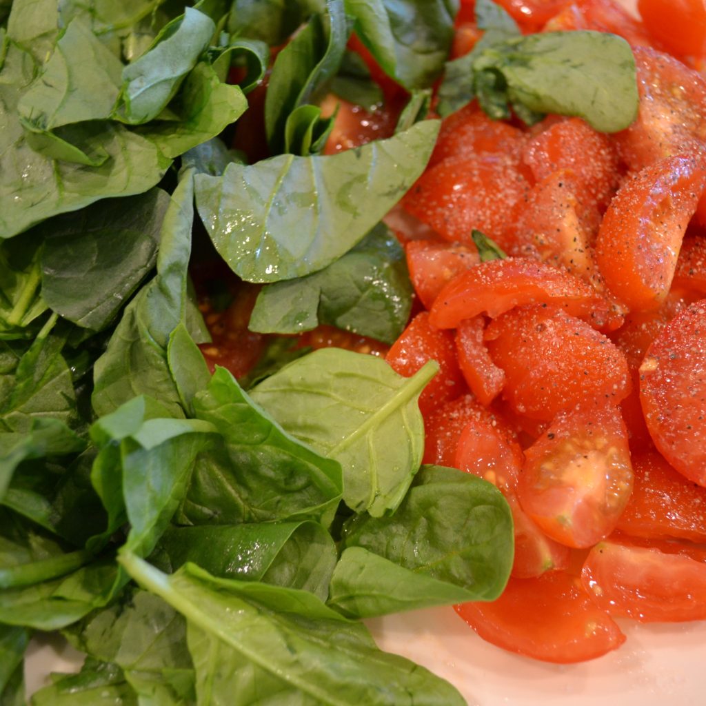 Spinach and Tomato 