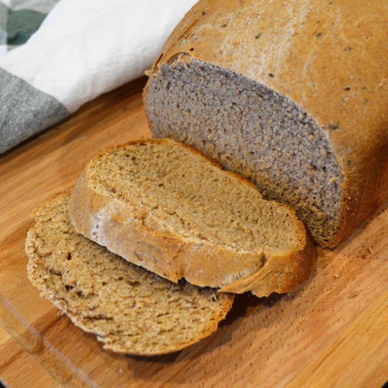 Whole Wheat Basil Bread - Sum of Yum