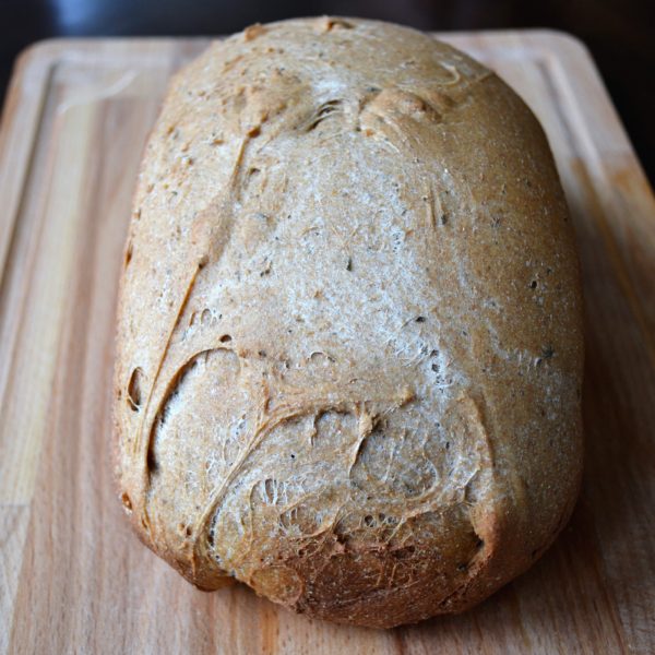 Whole Wheat Basil Bread