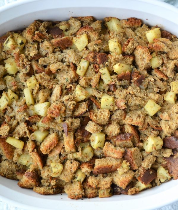 Apple Sage Stuffing Recipe - The Sum of Yum