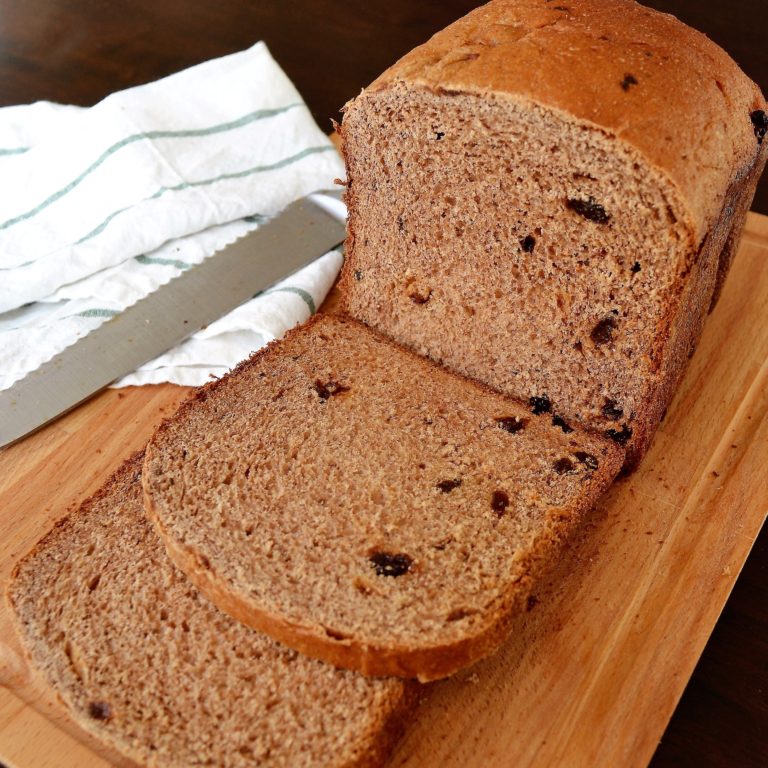 Whole Wheat Cinnamon Raisin Bread Recipe For The Bread Machine The