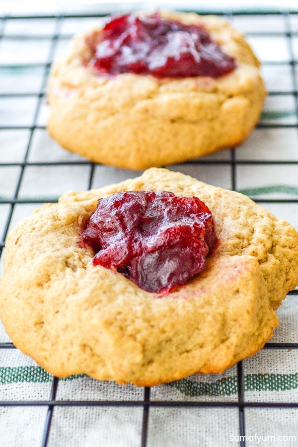 Cranberry Dimple Cookies