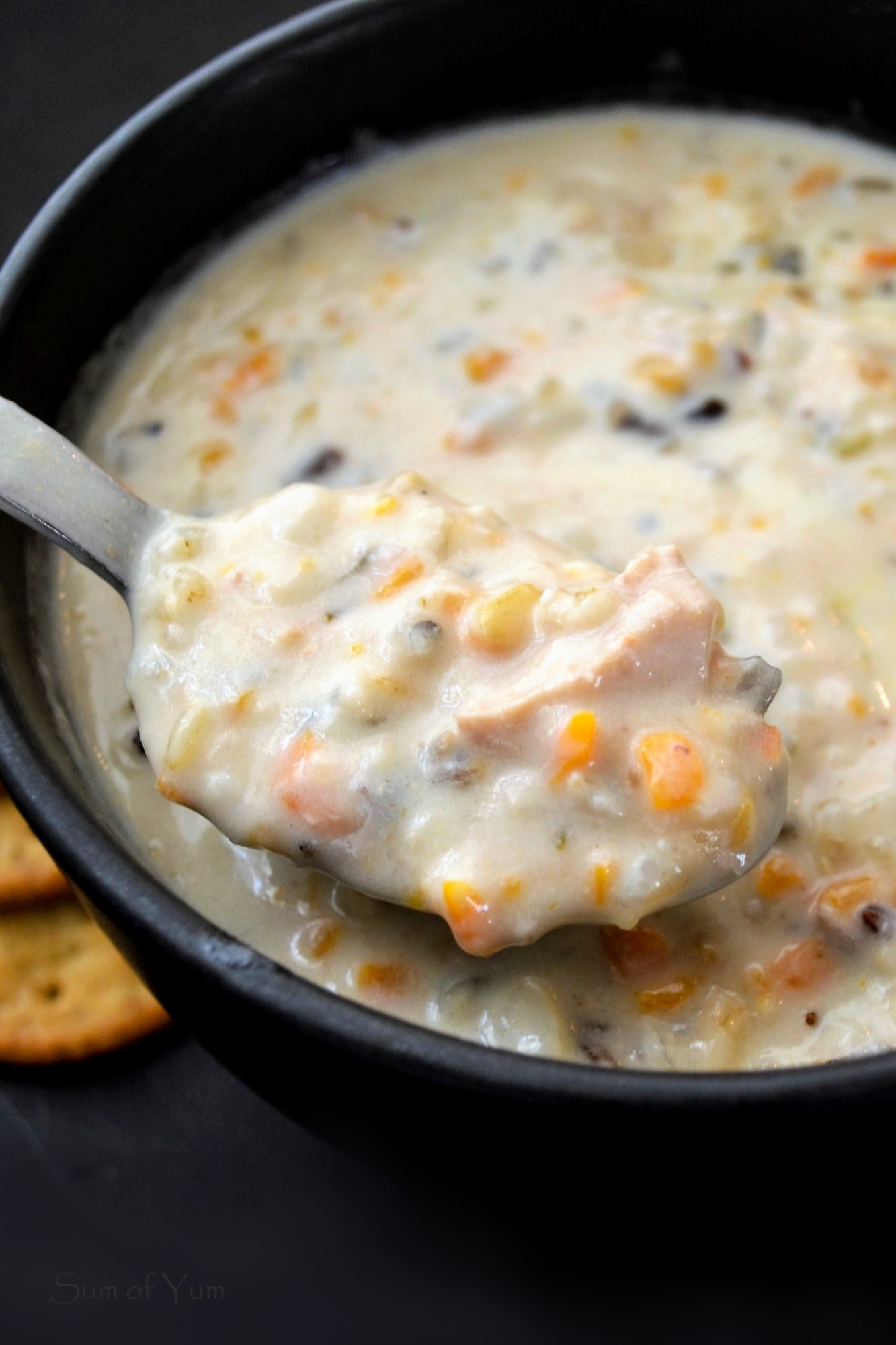 Creamy Chicken Wild Rice Soup 