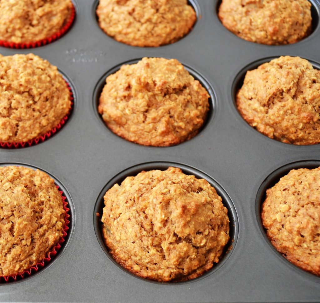 egészséges zabpehely muffinok