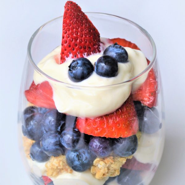 Berry Vanilla Yogurt Parfait Recipe - The Sum of Yum