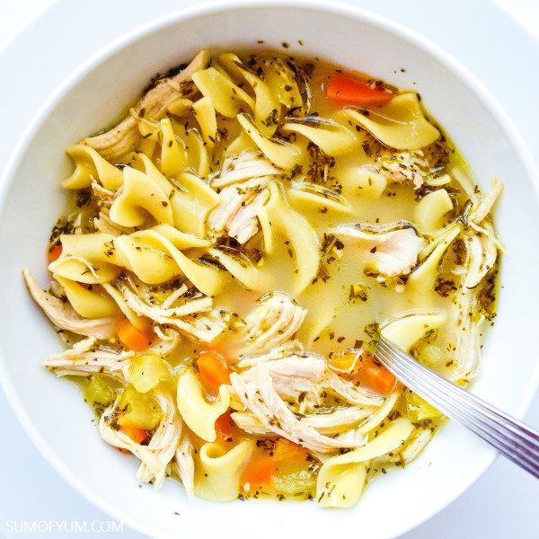 Instant Pot Chicken Noodle Soup Recipe - Sum of Yum
