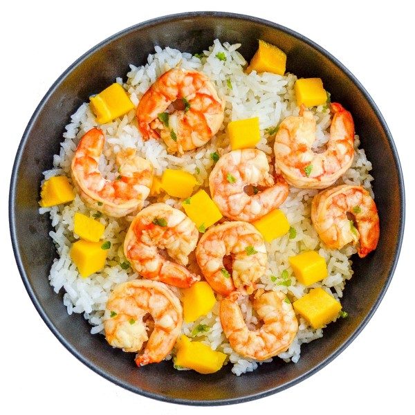 Garlic Lime Shrimp with Coconut Rice