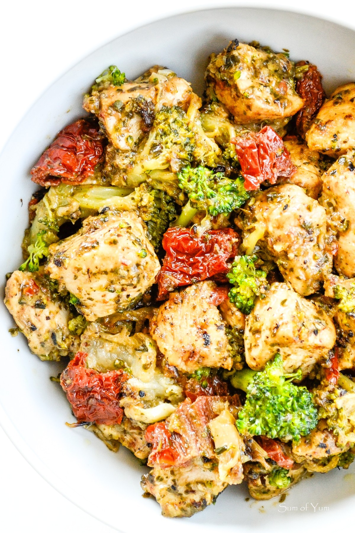 Italian Chicken and Vegetables with Pesto