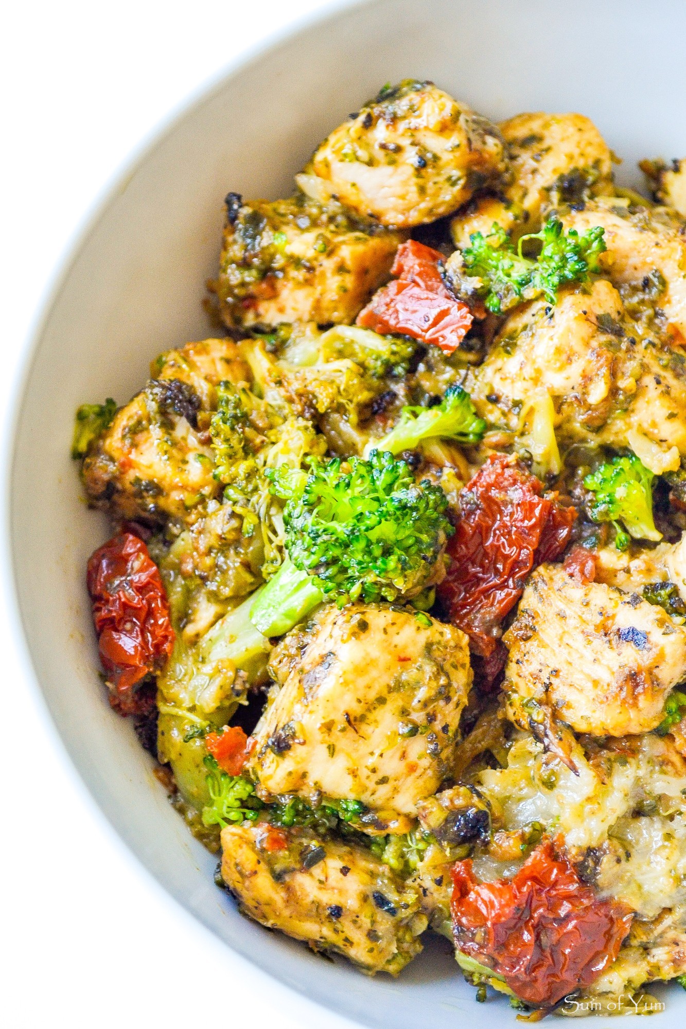 Italian Chicken and Veggies with Pesto