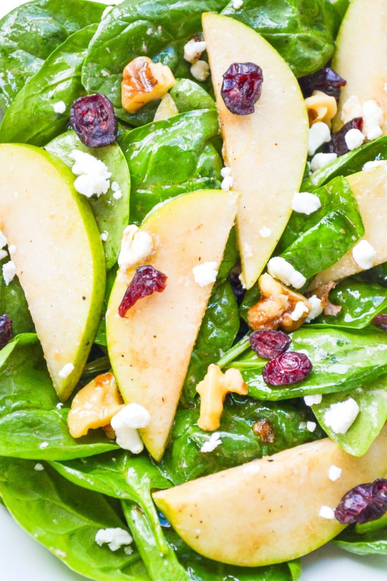 Pear Salad with Honey Balsamic Dressing - Sum of Yum