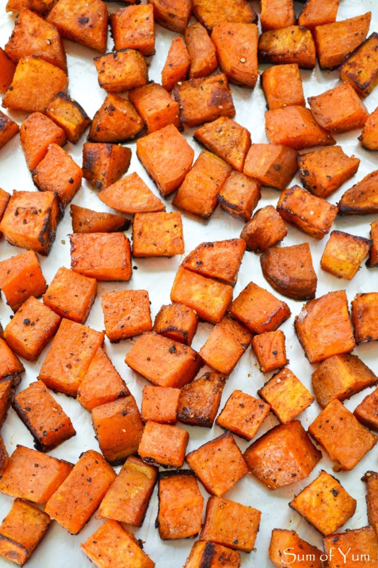 Roasted Sweet Potatoes - Sum of Yum