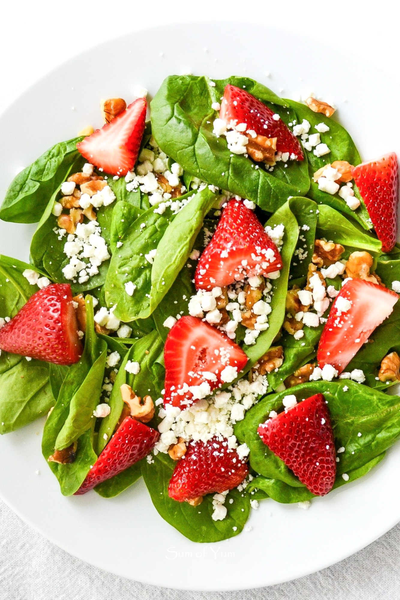 Strawberry Spinach Salad