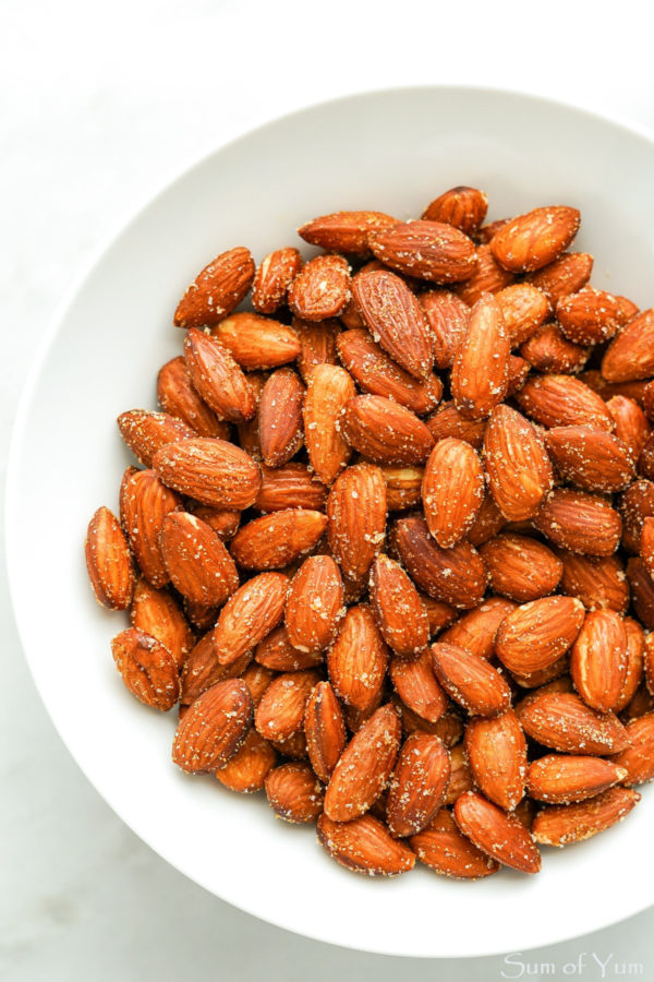 Garlic Roasted Almonds Sum of Yum