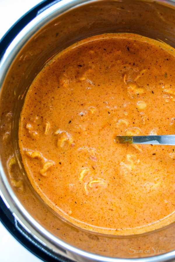 Creamy Tomato Tortellini Soup (Instant Pot Recipe) - Sum of Yum