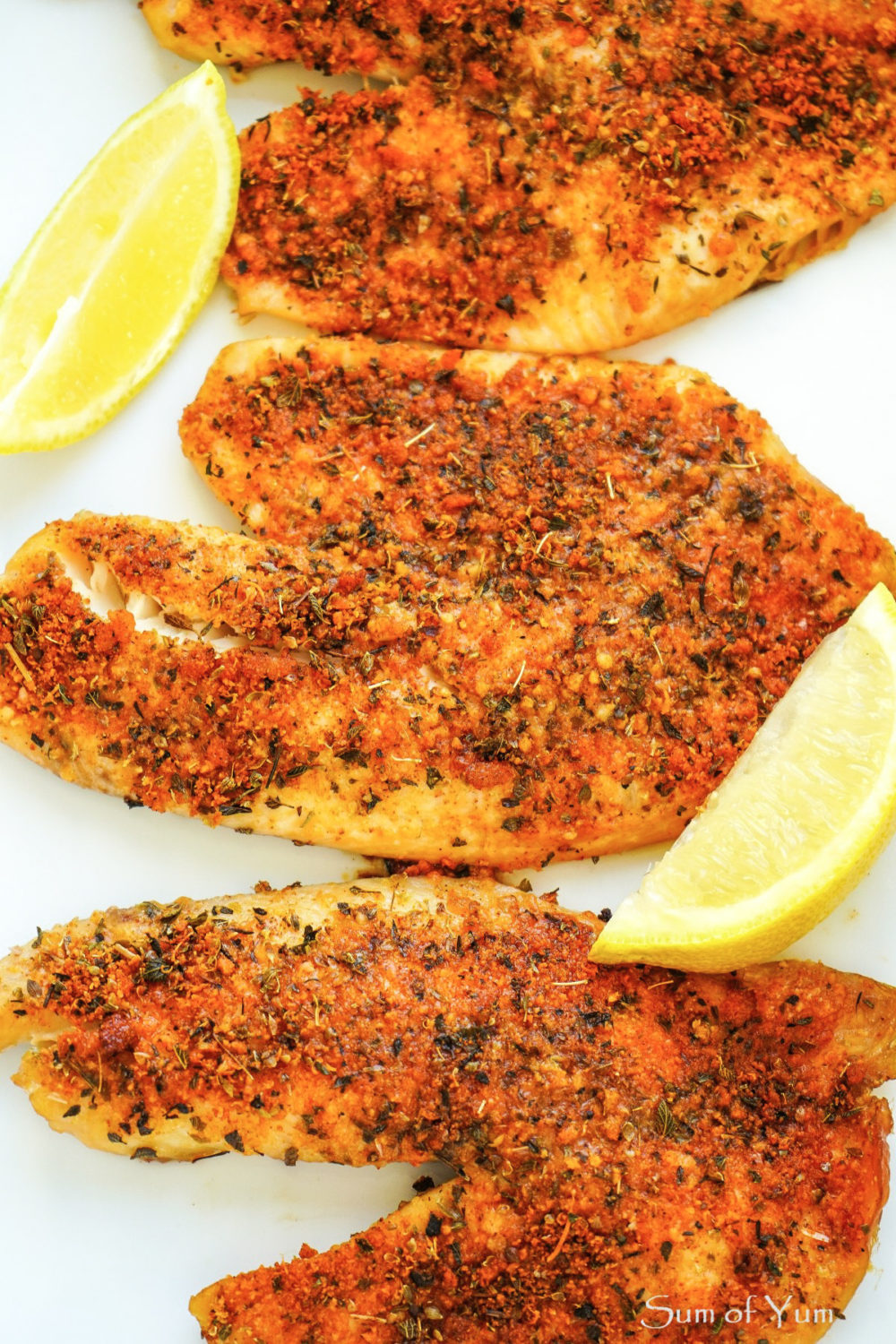 Parmesan Herb Tilapia - Sum of Yum