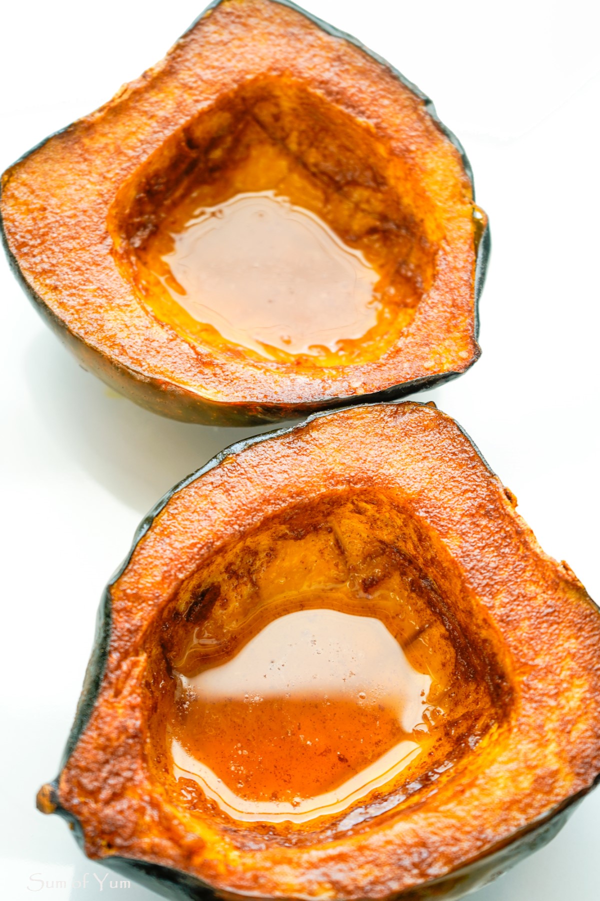 Roasted Acorn Squash with Cinnamon Brown Butter 