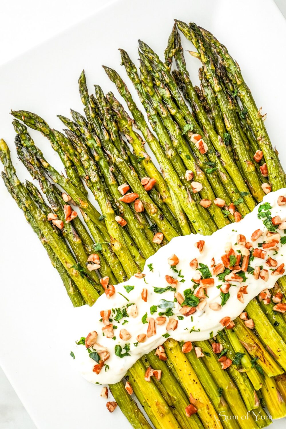 Asparagus with Goat Cheese Sauce