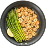 Shrimp and Asparagus with Garlic Butter
