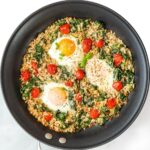 Healthy Italian Breakfast Skillet with Cauliflower Rice