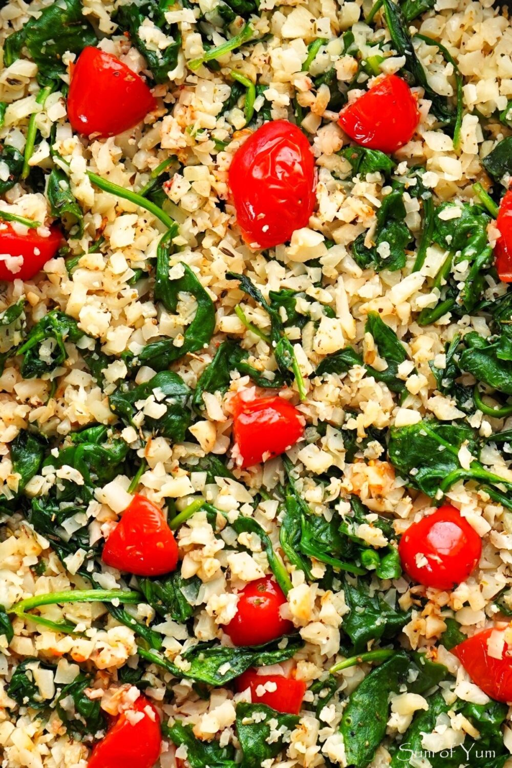 Tuscan Rice Side Tuscan Cauliflower Rice - Sum of Yum