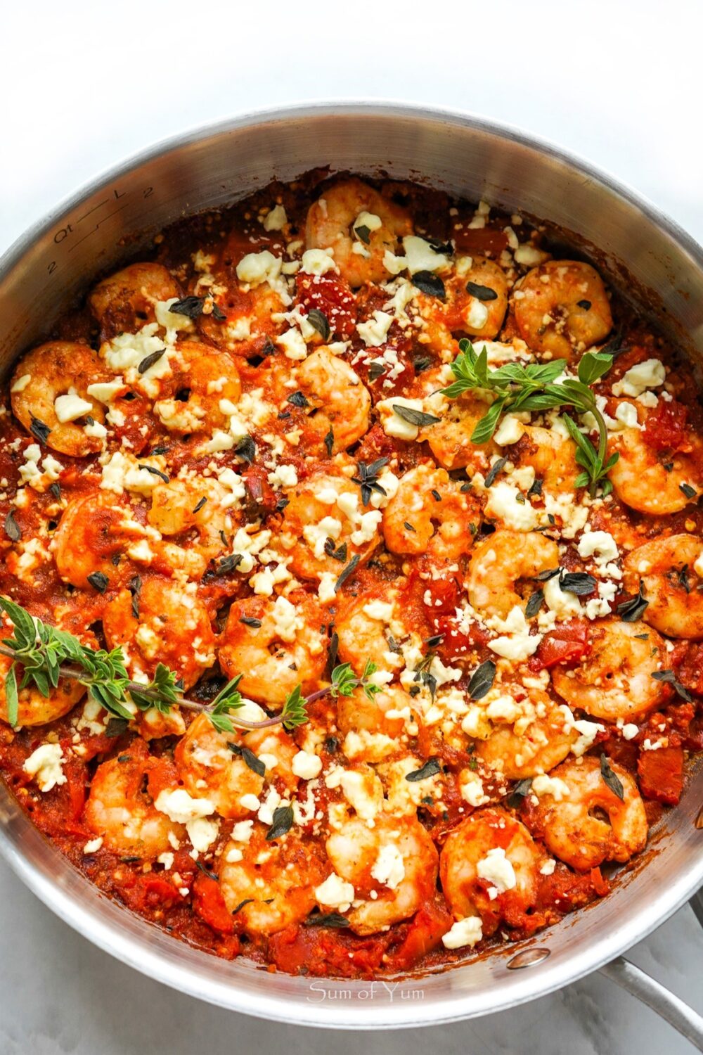 Greek Shrimp Saganaki - Sum of Yum