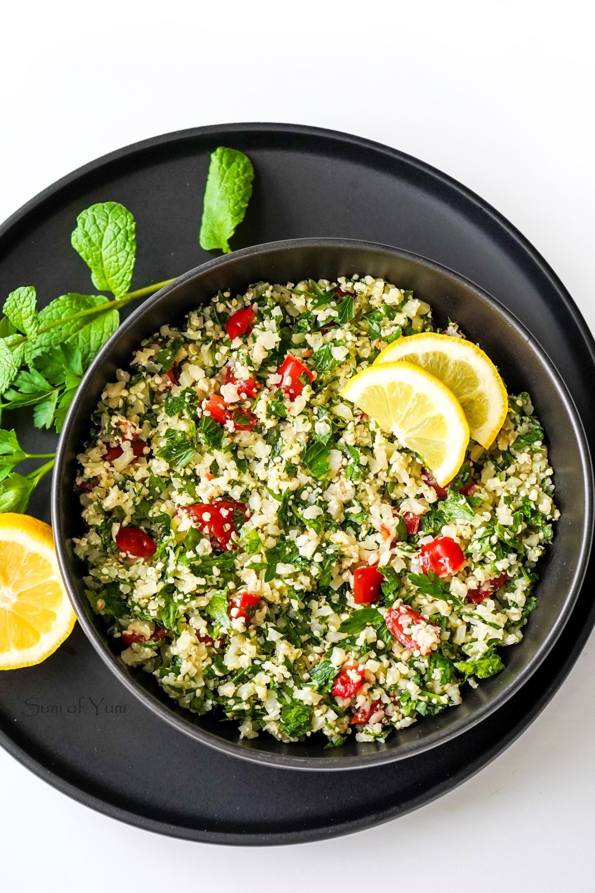 Cauliflower Tabbouleh with Hemp Hearts