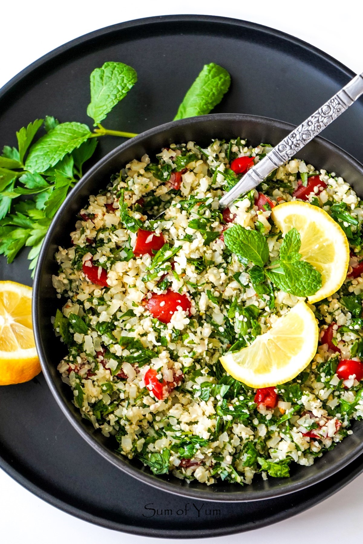 Low Carb Tabbouleh - Cauliflower Tabouli