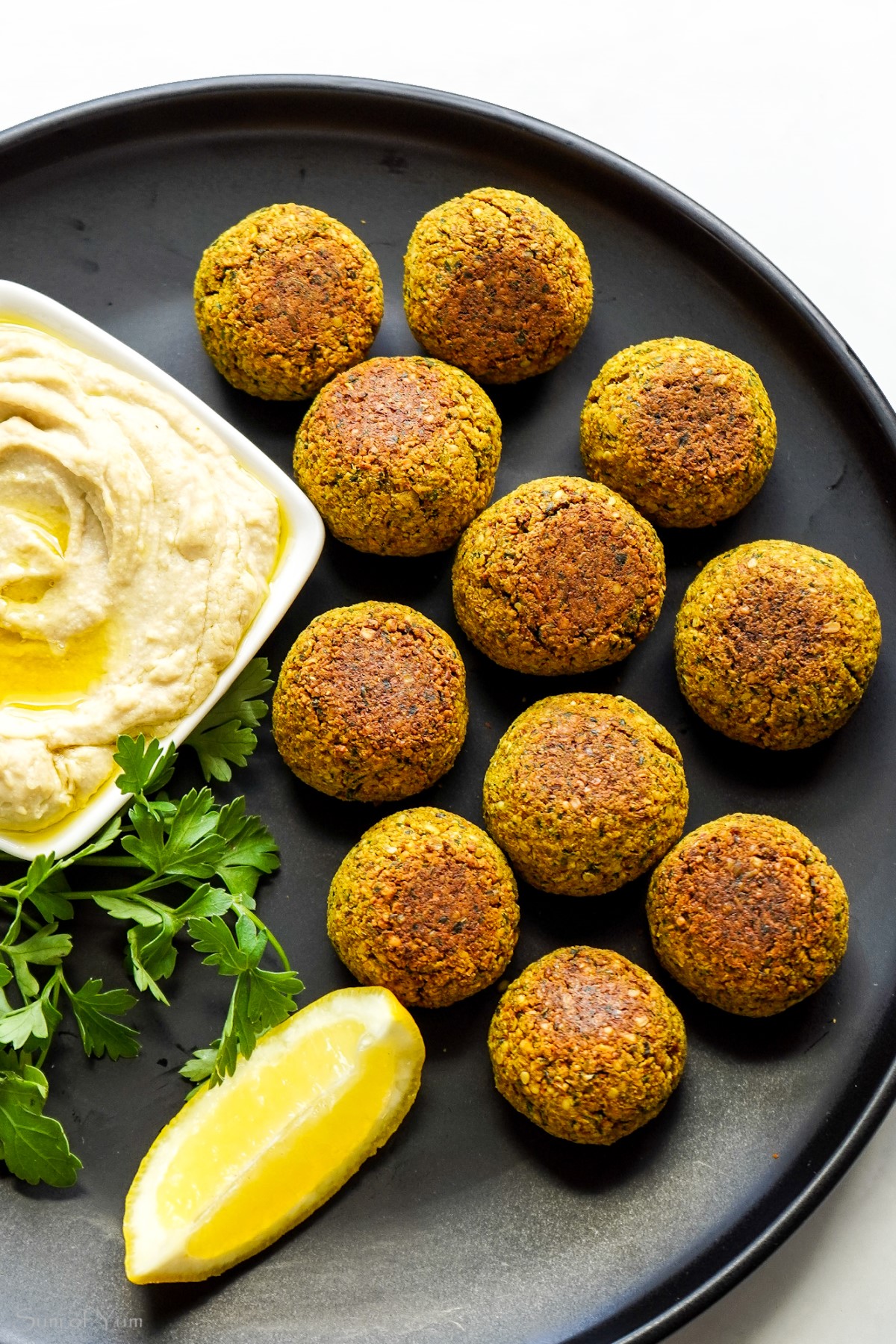 Healthy Baked Falafel