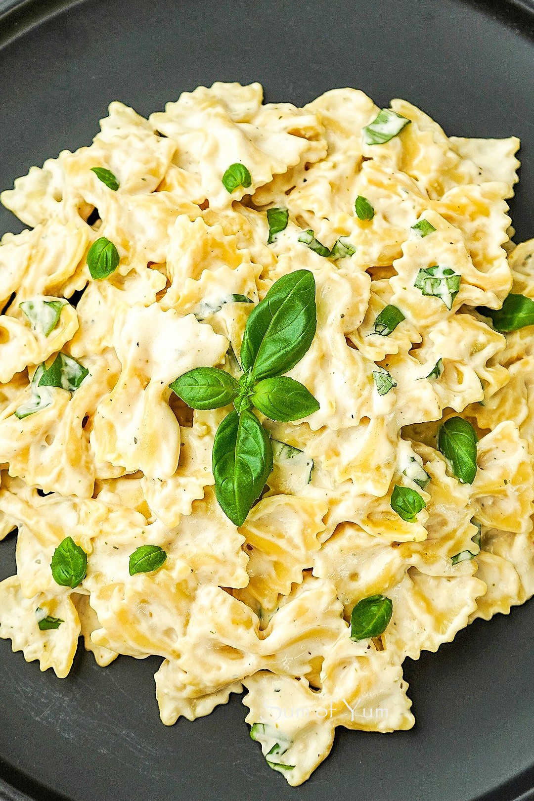 Pasta with Vegan Cauliflower Cream Sauce 