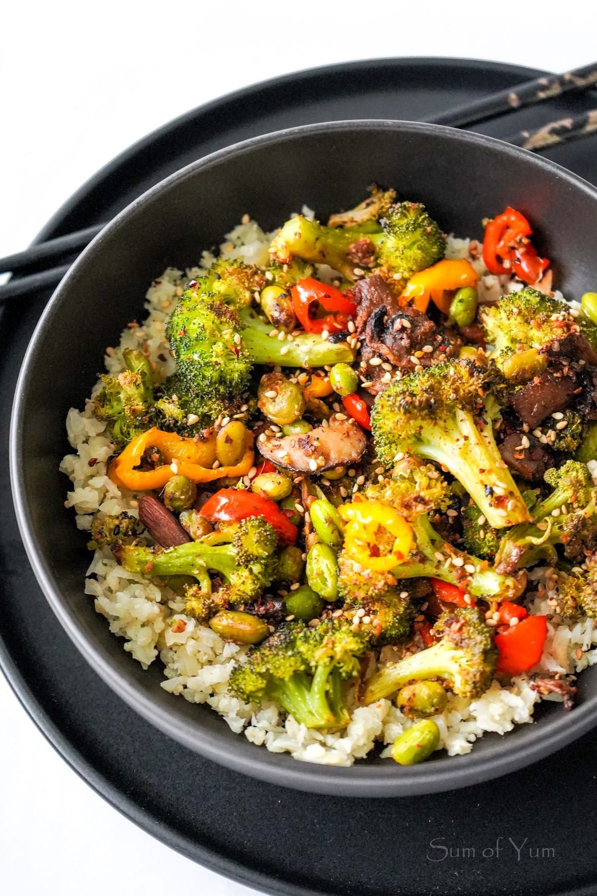 Sheet Pan Roasted Stir Fry Veggies