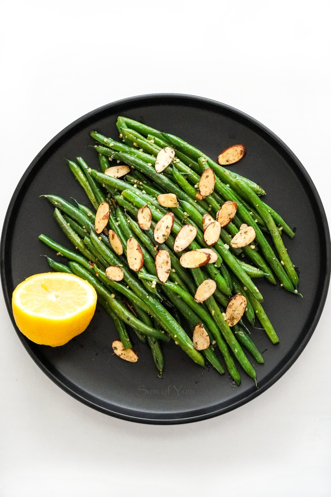 Haricots Verts Amandine - French Green Beans Almondine 