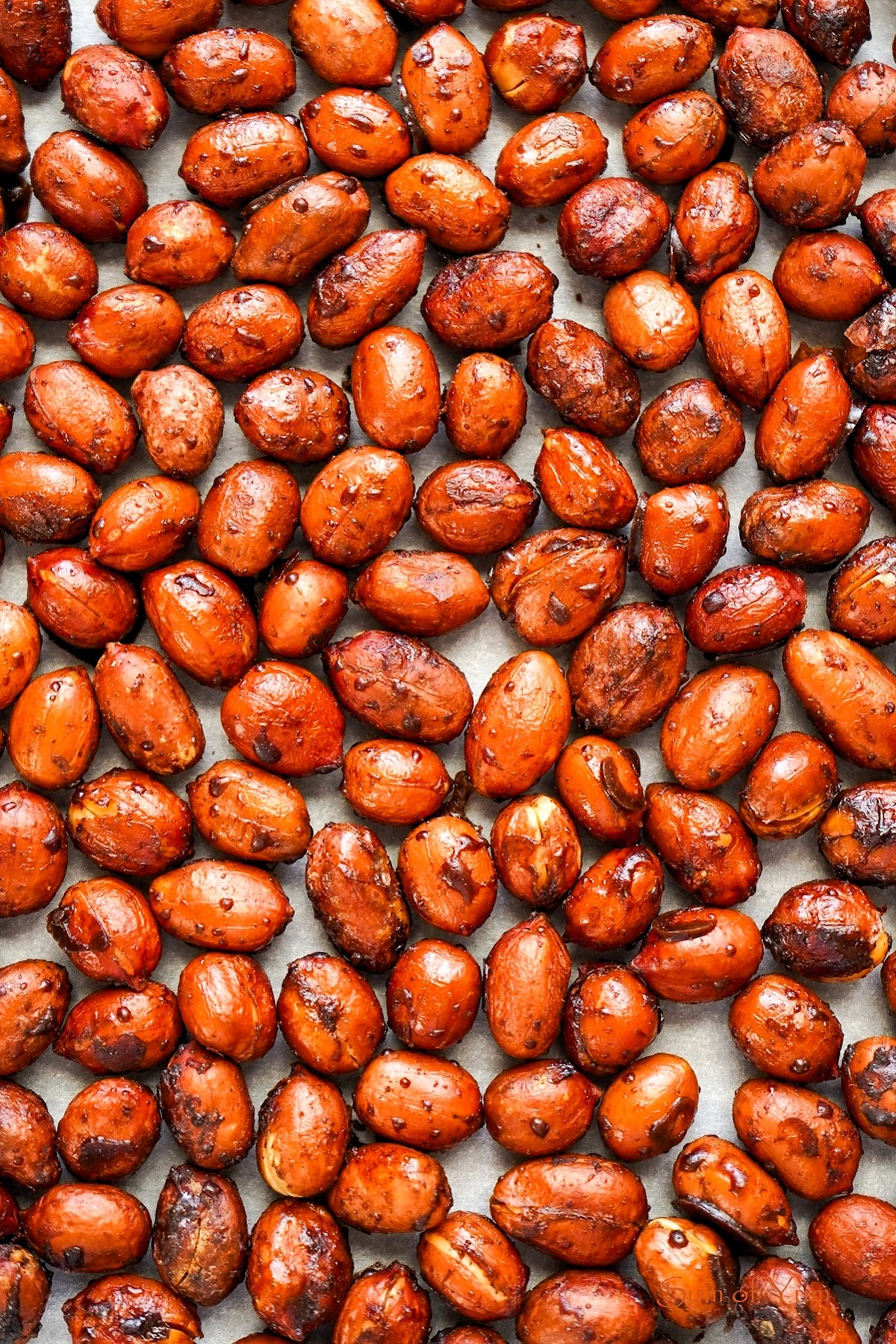 Sweet Cinnamon Roasted Peanuts taste better than store-bought cinnamon peanuts. These sugar-free sweet peanuts are the best nuts for dessert! SumofYum.com Roasted Cinnamon Peanuts