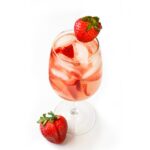 White Wine Spritz with Strawberries