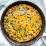 Crustless French Quiche with Spinach