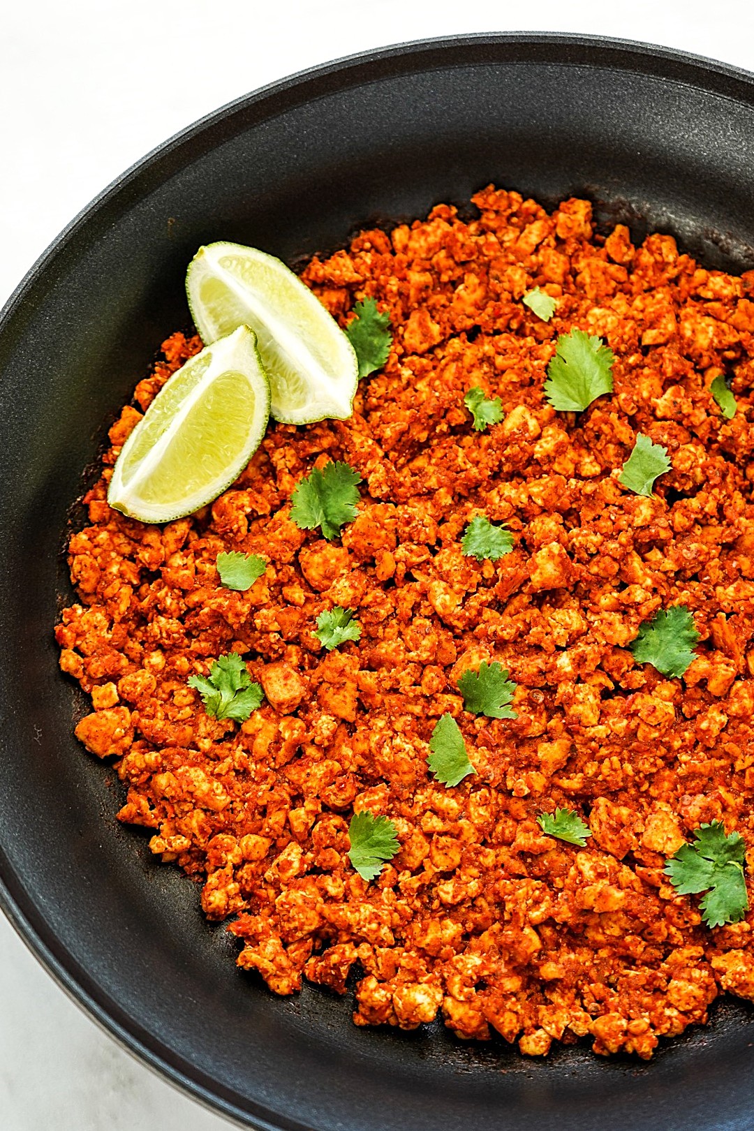 Chipotle Sofritas for vegetarian burrito bowl recipe - SumofYum.com Chipotle Sofritas