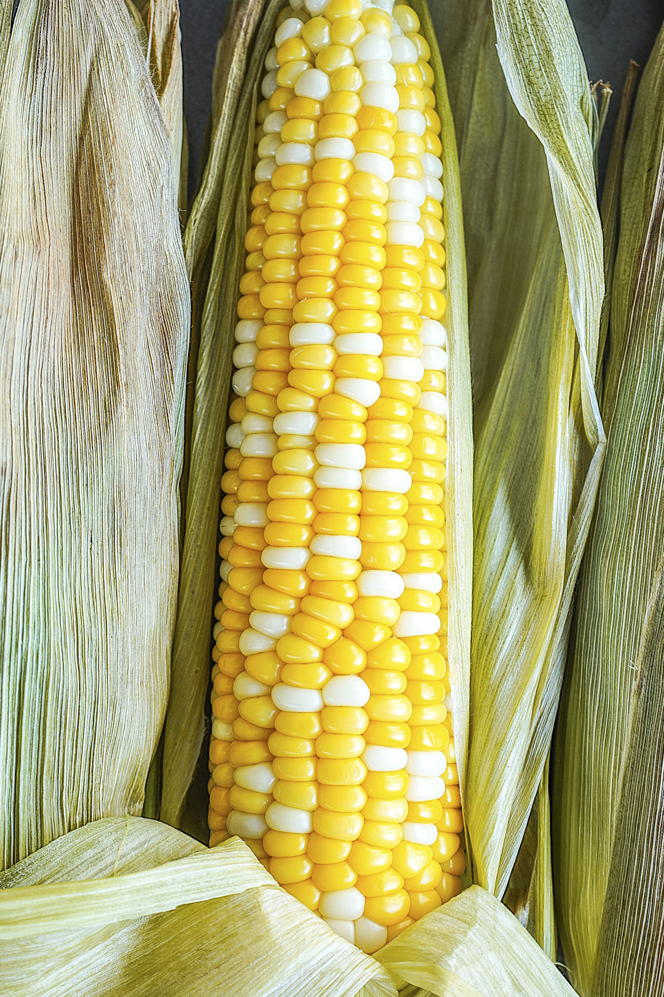 perfectly cooked corn on the cob