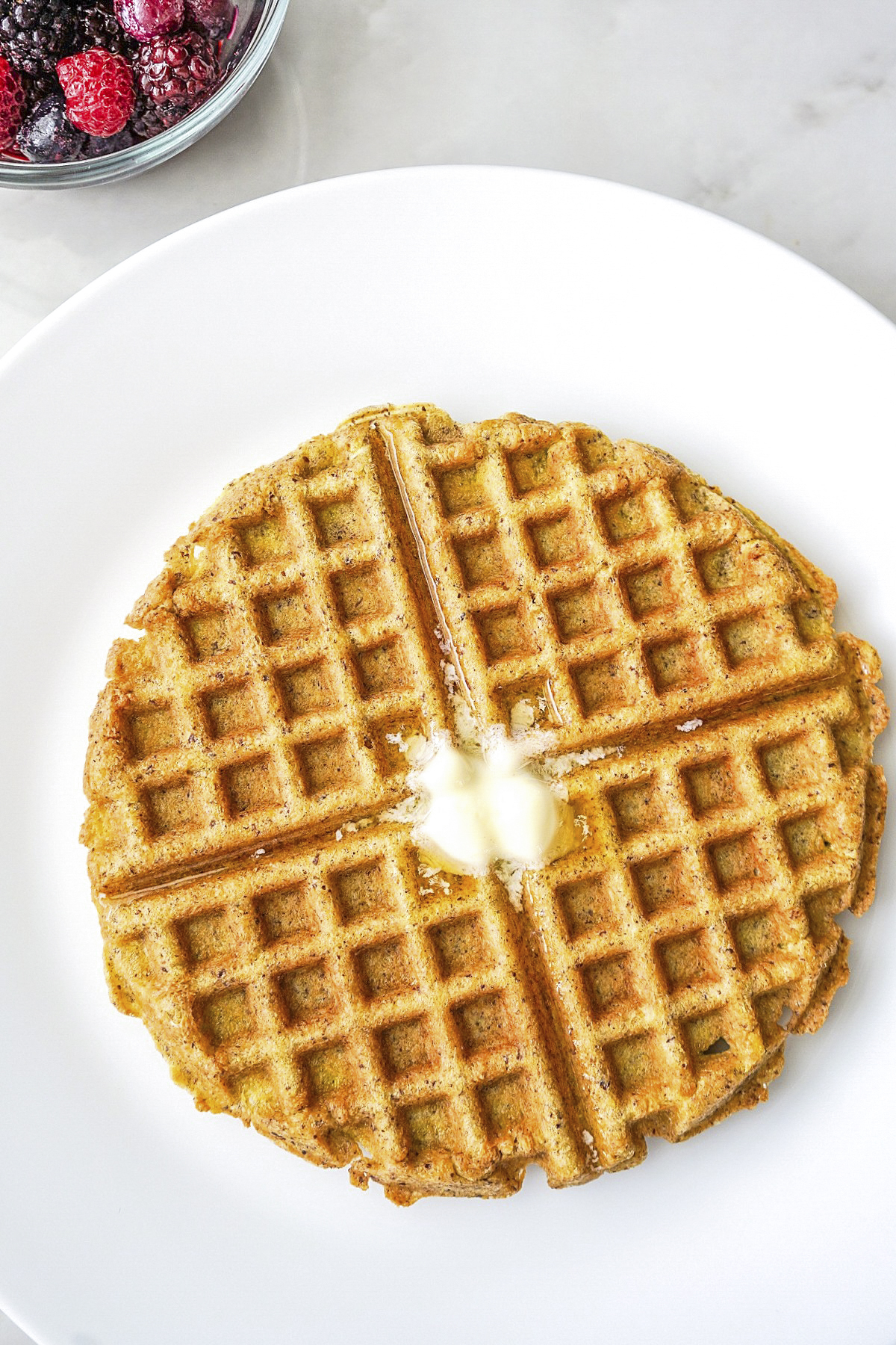 Flourless Waffles (Grain free Protein Power Waffle Recipe) Sum of Yum Flourless Waffle