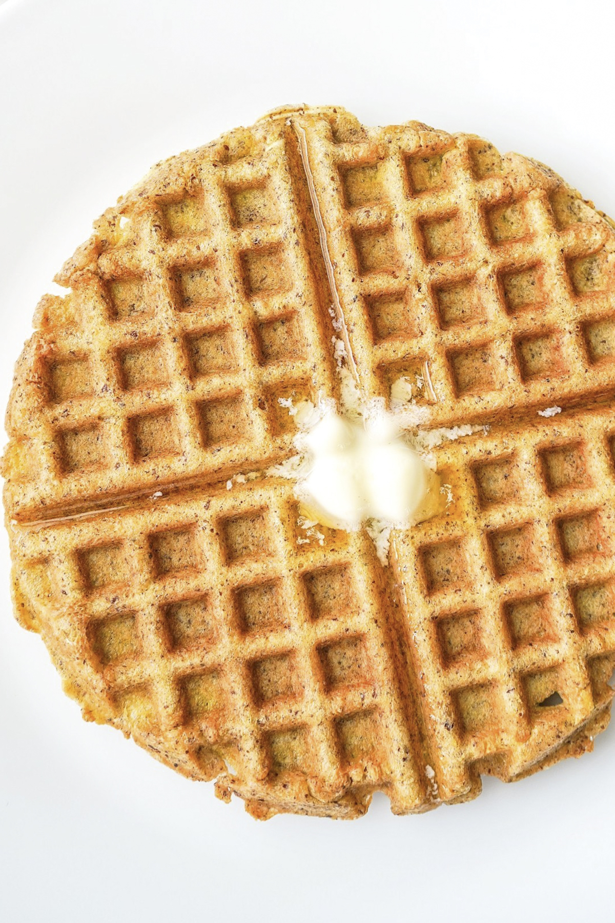 Grain Free Protein Power Waffles Recipe - SumofYum.com Grain free protein power waffle