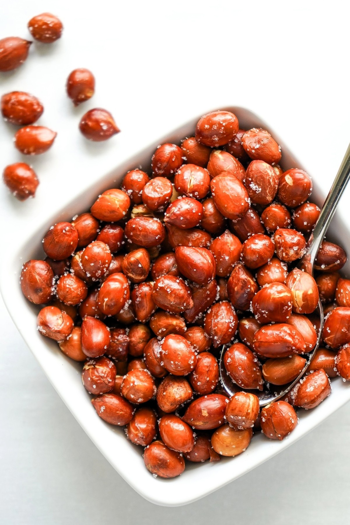 Roasted Spanish Peanuts to make Dark Roasted Spanish Peanut Butter
